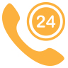 Available by phone 24 hours per day