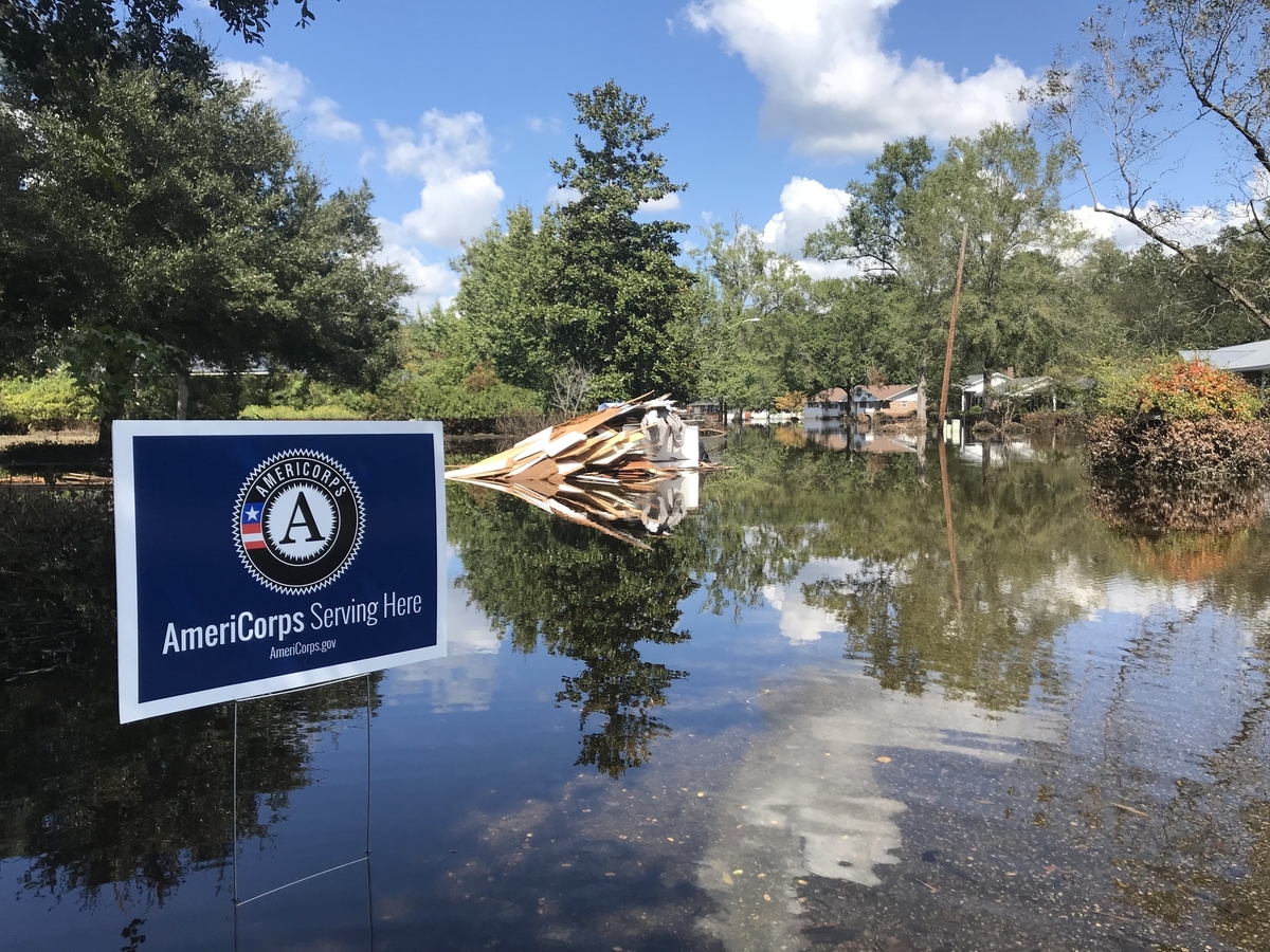 Flooding in Conway, SC following Hurricane Florence